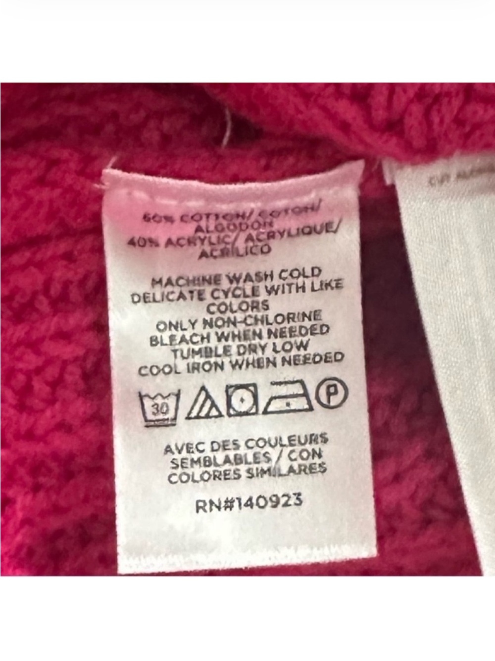 LOFT Bright Fuchsia Ribbed Button Cardigan - Picture 11 of 11